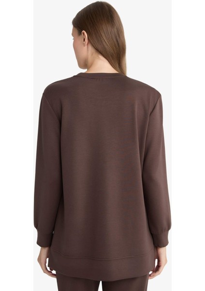 Regular Fit Bisiklet Yaka Uzun Kollu Tunik F5117AX25AU