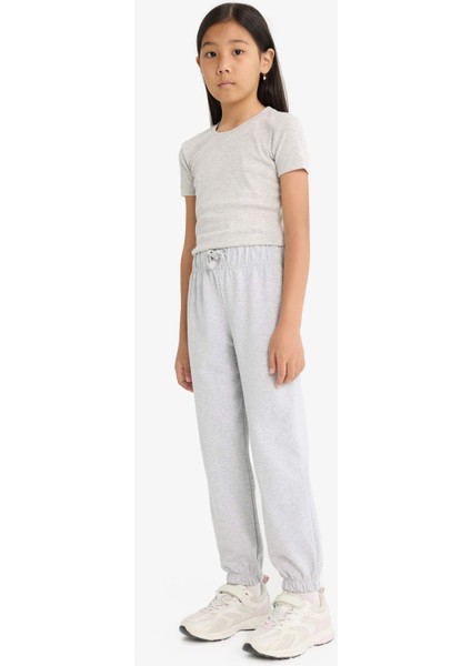 Kız Çocuk Beli Lastikli 2'li Eşofman Altı E6400A825AU