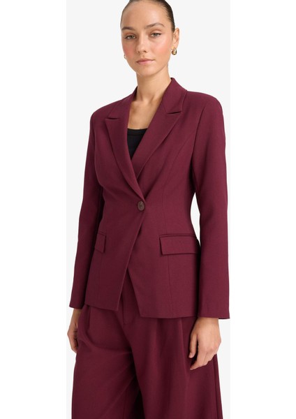 Fitted Düğmeli Blazer Ceket F7441AX25AU modelleri