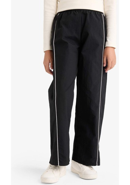 Kız Çocuk Wide Leg Esnek Bantlı Paça Paraşüt Pantolon E6186A825AU indirimleri