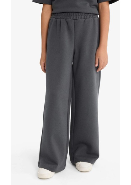 Kız Çocuk 2'li Takım Baskılı Kısa Kollu Tişört Eşofman Altı G2842A825AU