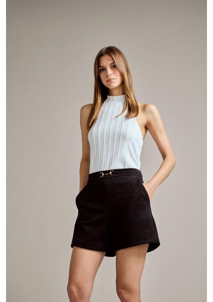Aksesuar Detaylı Süet Şort G2743AX25AU fırsatları