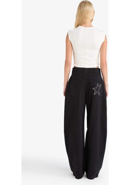 Coool Baggy Fit Normal Bel Gabardin Pantolon F9468AX25AU