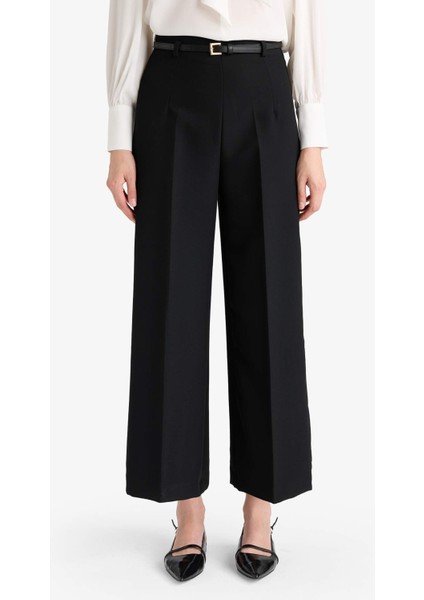 Culotte Yüksek Bel Düz Paça Pantolon E7242AX25AU indirimleri