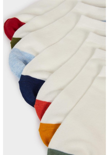 Erkek 7'li Pamuklu Patik Çorap F5282AXNS