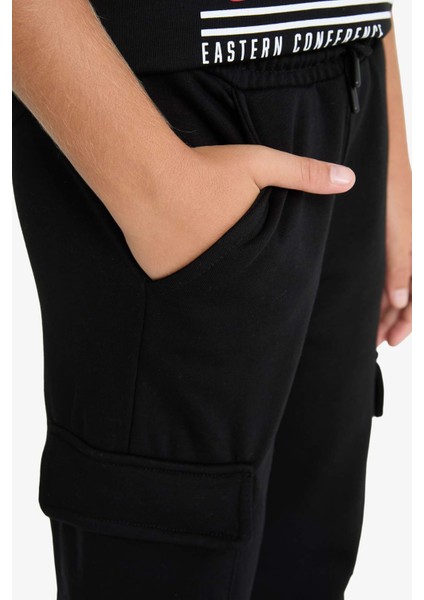 Erkek Çocuk Beli Lastikli Kargo Eşofman Altı F4171A825WN indirimleri