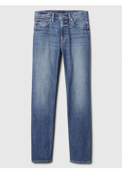 Kadın Koyu Mavi 90's Straight Jean Pantolon