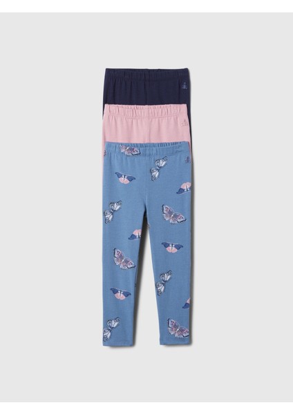 Kız Bebek Çok Renkli Brannan Bear İşlemeli 3'lü Tayt Seti fırsatları