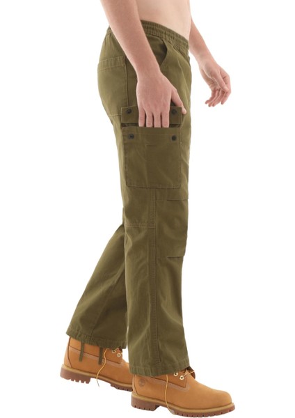 TB0A6HPK3021 Timberland Washed Duck Canvas Cargo Pant Erkek Pantolon Yeşil modelleri