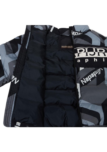 NP0A88ZHFZN1 Napapijri K A-Prımıero Aop &amp;ccedil;ocuk Mont Siyah fırsatları