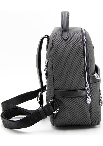 Silver Polo Kadın Sırt Çantası Koyu Antrasit -Mat Siyah NV1061 fırsatları