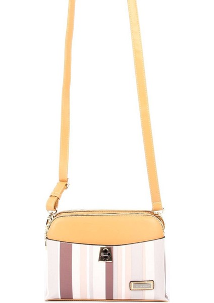 Silver & Polo Mix - Camel SP623 Kadın Çapraz Çanta