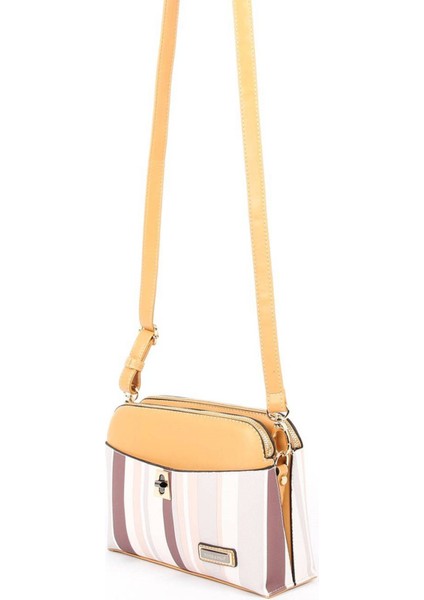Silver & Polo Mix - Camel SP623 Kadın Çapraz Çanta fiyatları