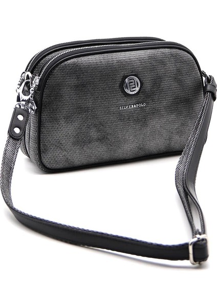 M.gümüş Üç Bölmeli Kadın Çapraz Çanta/postacı Çantası SP745 indirimleri