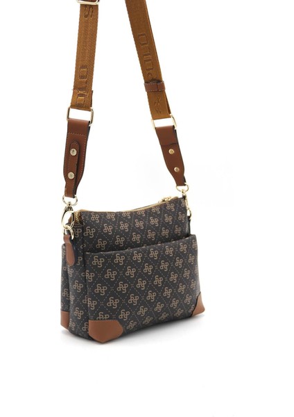 Kadın Çapraz Çanta Kahve Sarı - Taba SP1110 indirimleri