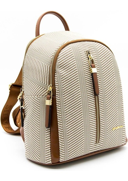 Bej Iki Bölmeli Kadın Sırt Çantası SP901 fiyatları