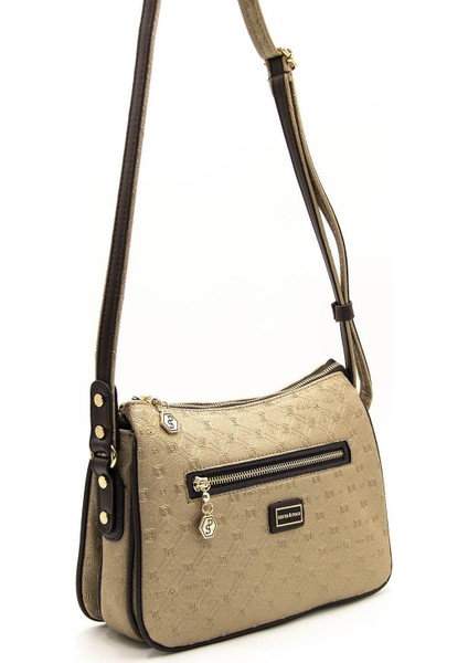 Silver Polo Bronz - Kahve NV818 Kadın Çapraz Çanta fiyatları