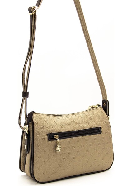 Silver Polo Bronz - Kahve NV818 Kadın Çapraz Çanta fırsatları