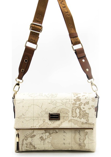 Kadın Çapraz Çanta Koyu Bej - A.taba NV963