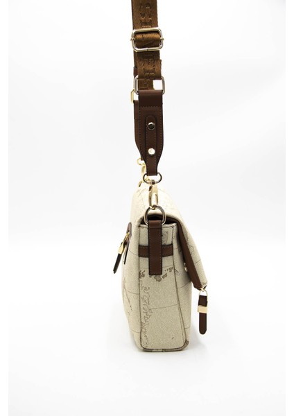 Kadın Çapraz Çanta Koyu Bej - A.taba NV963 modelleri