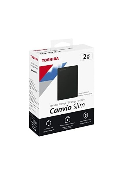 Canvio Slim 2.5" 2tb USB 3.2 Gen-1 Siyah (HDTD320EK3EA) Taşınabilir Harici Sabit Disk modelleri