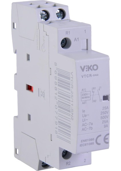 Vtcr-25/11 Sessiz Kontaktör 25A 1no+1nc