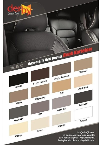 Koyu Gri Oto Torpido, Plastik, Trim ve Bakalit Aksam Boyama ve Yenileme Seti - 4'lü Set fiyatları