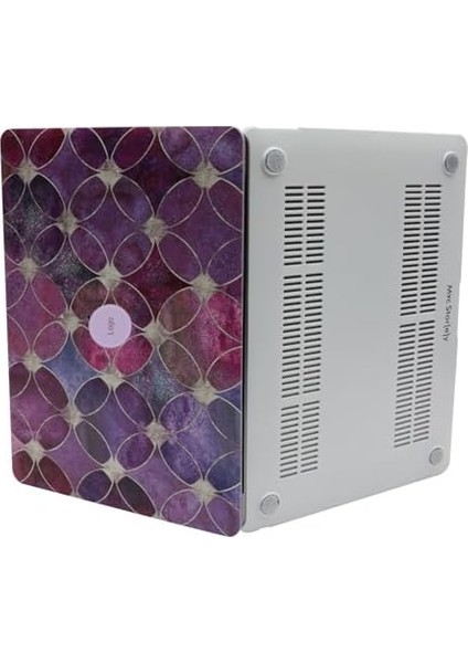 Macbook Air M1 Kılıf 13 Inç FLOWER04 (Touchıd'li M1 Air) A2337 A2179 A1932 ile Uyumlu Açık Pembe fiyatları