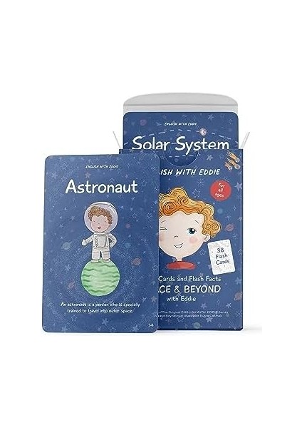 Wıth Eddıe Flash Cards And Flash Facts Space & Beyond With Eddie 57393340 (Çocuk Sürümü)