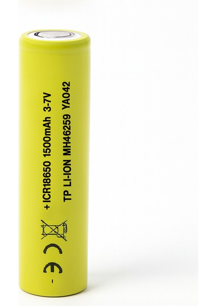 Fıstık Yeşil Şarjlı Batarya Pil 3.6V 1500MAH Li-Ion Uzun Ömürlü Yüksek Kapasite Şarj Edilir 18650 fiyatları