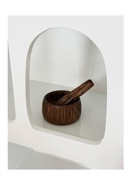 Home Akasya Ahşap Sarımsak Ezici Havan Seti - Tokmaklı Baharat ve Sarımsak Ezici, Doğal Ahşap El Yapımı Mutfak Yardımcısı, Dayanıklı ve Estetik Ezme Havanı (Desenli) fiyatları