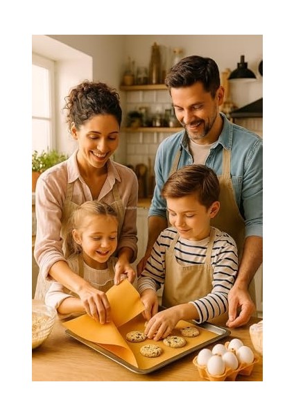 Fırınlanabilir Kendinden Yağlı Pişirme Kağıdı 30X40 cm - Tek Kullanımlık Pratik Fırın Kağıdı 50 Adet fiyatları