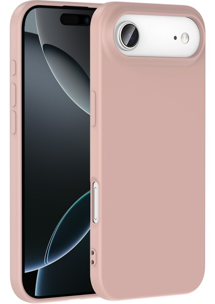 iPhone 17 Air Kılıf Içi Telefonu Çizmeyen Kadife Kaplı Dışı Soft Yapılı Esnek Lansman Kapak Ryc/mara