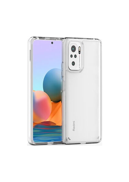 Redmi Note 10S Kılıf Şeffaf Tam Koruma Sağlayan Premium Tpu Silikon Kapak Ryc/coss