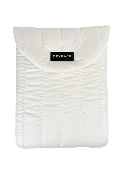 Puffer Pearl White Laptop Case, Su Itici, Koruyucu Pedli Bilgisayar Çantası,13 /14 , Macbook,tablet,ipad,laptop Kılıfı, Beyaz fiyatları