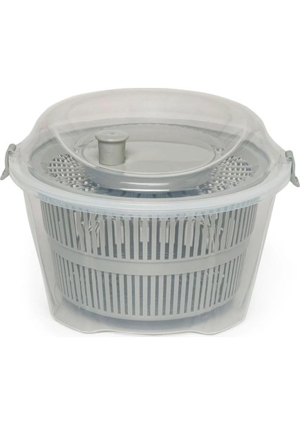 Sebze ve Salata Kurutucu 4.4 Litre Pratik Manuel Döner Mekanizmalı Su Filtresi