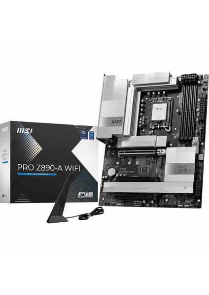 Pro Z890-A Wıfı Soket 1851 Ddr5 9200MHZ(OC) USB 20GBPS 4xm.2 2xtb4 HDMI 2x Dp 5g Lan Wıfı 7 Atx