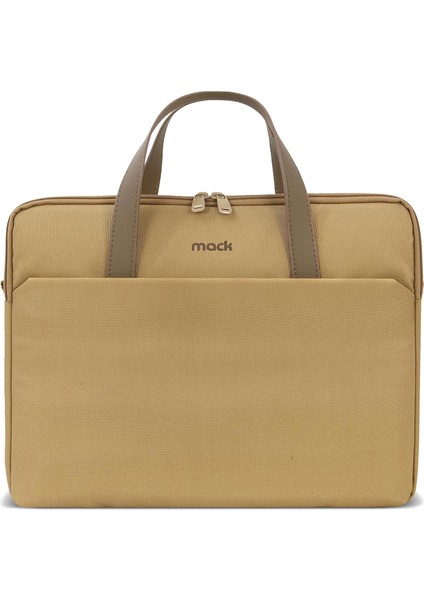MCE-1513 Nova Eco Çevre Dostu Laptop Çantası, 15.6 Inç Bilgisayar Çantası, Kadın ve Erkek Notebook Çantası, Ykk Fermuarlı Macbook Çantası, Iş ve Evrak Çantası, Camel