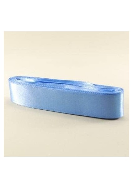 Vitrini Mavi Saten Kurdela 3 Cm. x 10 Metre
