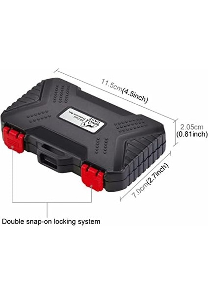 Case 24 Slot Çoklu Hafıza Kartı ve Micro Sd Kart Taşıma Çantası Micro Sd Kart Kutusu (Kırmızı) fiyatları