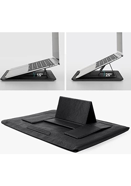 Dizüstü Bilgisayar Kılıfı Laptop Standı, 13-14 Inç Bilgisayar Darbelere Dayanıklı Çanta 13 Inç MacBook Pro ve MacBook Air, Xps 13, Surface Book 13,5 Inç, iPad Pro 12,9 Inç, Siyah Doku fiyatları