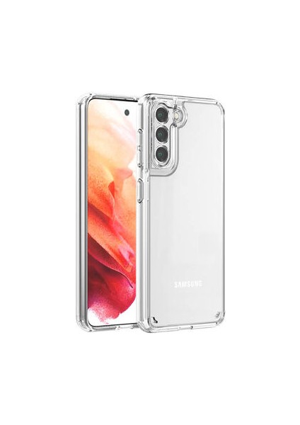 Samsung Galaxy S21 Plus Kılıf Şeffaf Tam Koruma Sağlayan Premium Tpu Silikon Kapak Ryc/coss