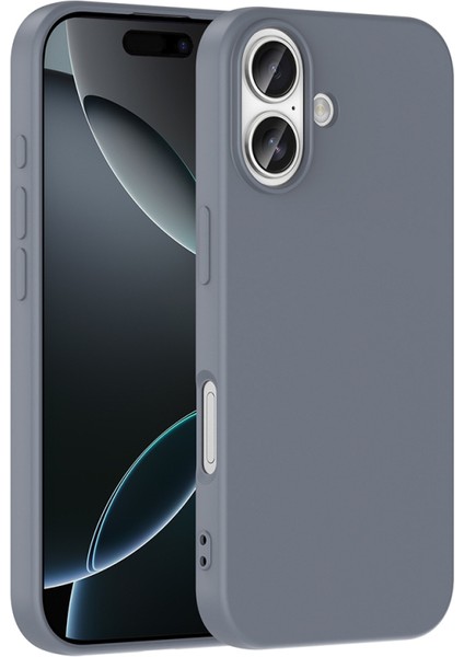 iPhone 17 Içi Kadife Dolgulu Şık Candy Lansman Silikon Kılıf