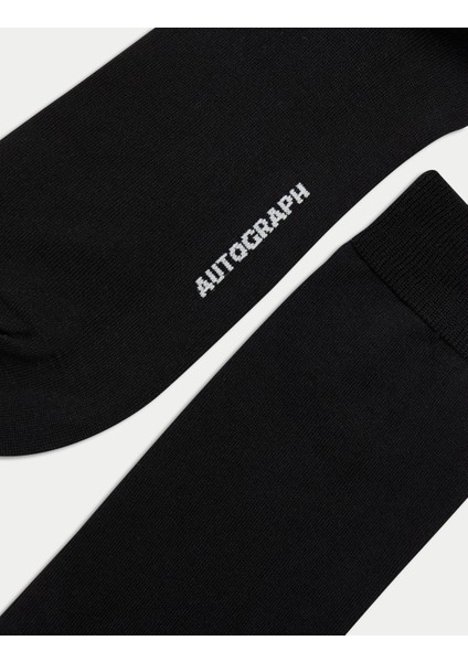 3'lü Paket Mısır Pamuğu Karışımlı Çorap fırsatları