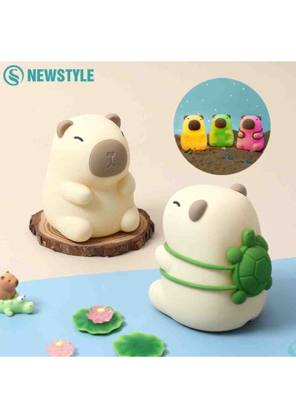 Capybara Dokunmatik Renk Değiştiren Usb’li LED Işıklı Lamba – Sevimli, Trend ve Dekoratif Aydınlatma fiyatları