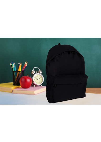 126 Günlük Okul Sırt Çantası Koyu Siyah