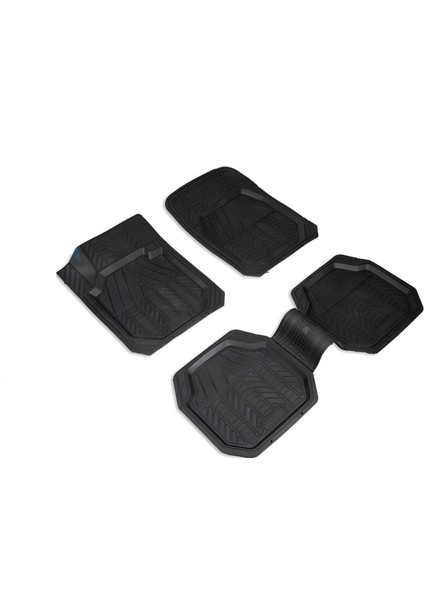 Ford Fusion Uyumlu 3D Havuzlu Oto Paspas Tuna Serisi Kesilebilir Model Siyah