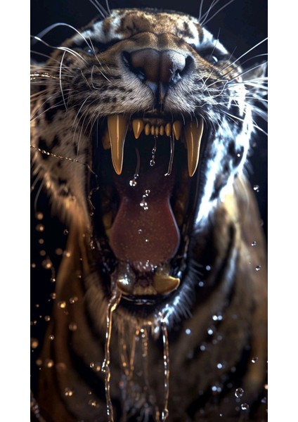 Vahşetin Çığlığı V1 Ev Duvar Salon Güzellik Salonu Ofis Dükkan Dekarasyon Kanvas Tablo fiyatları