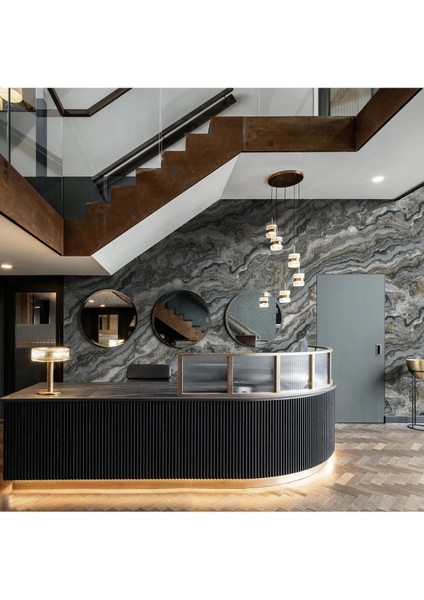 Modern Mermer Desenli Duvar Kağıdı 16,5 M², Silinebilir - Roka 23102-6 fırsatları