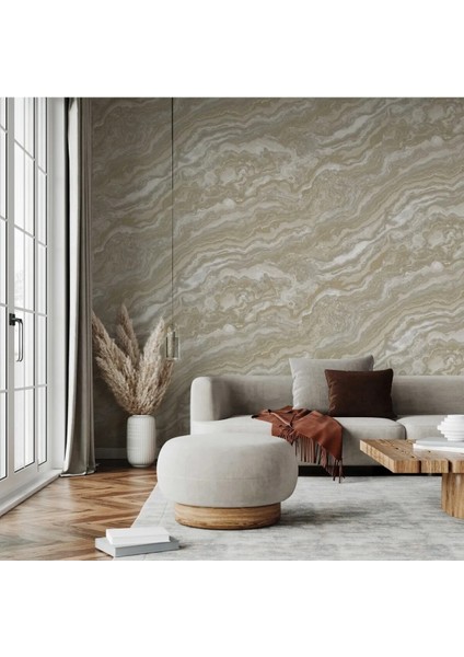 Mermer Desenli Duvar Kağıdı 16,5 M², Silinebilir Roka 23102-3